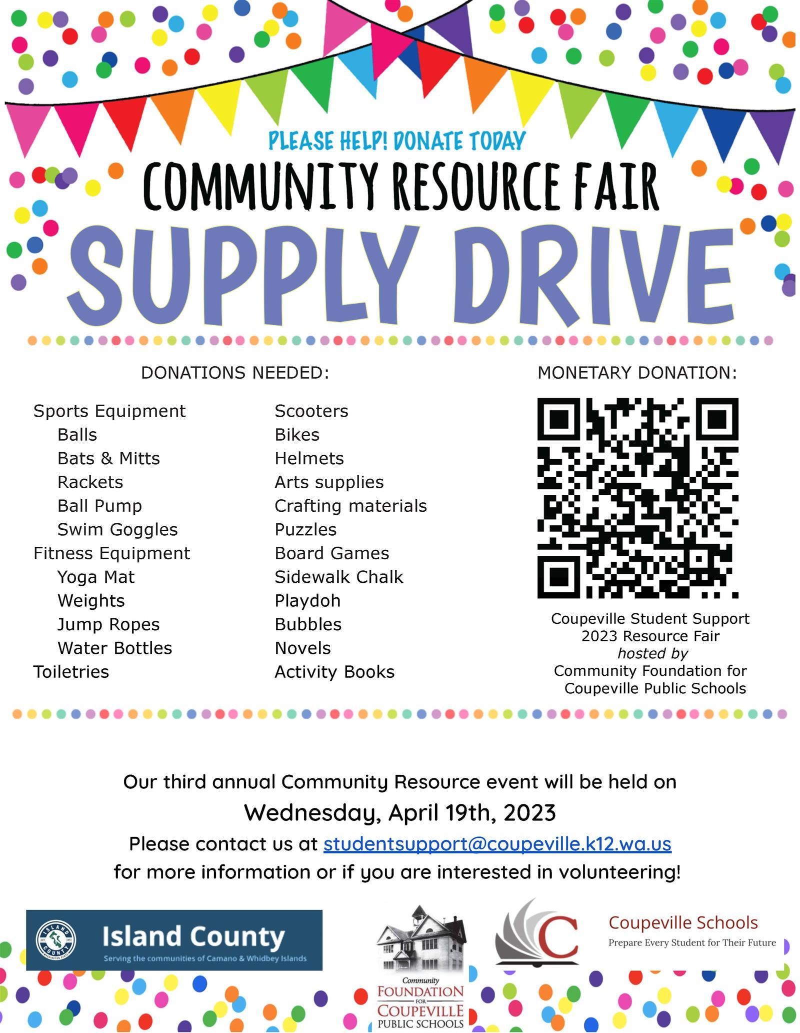  Community Resource Fair Flier